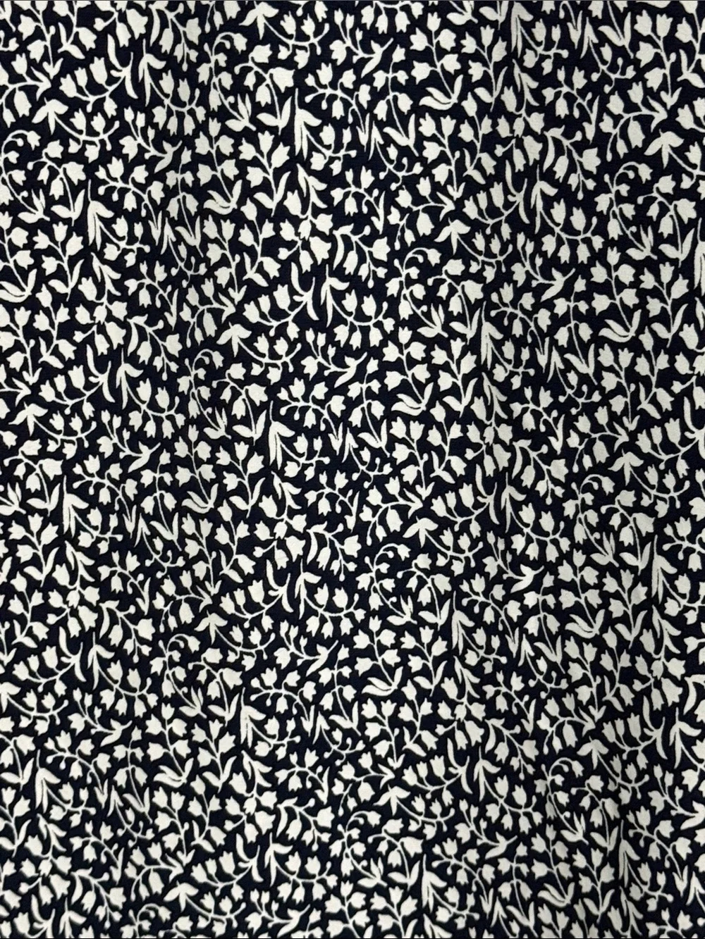 J. Crew Navy and White Printed Short Sleeve Dress